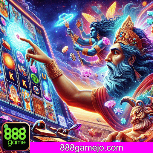 Imagem promocional do login da 888GAME